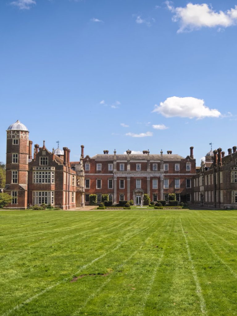 The outside of Cobham Hall